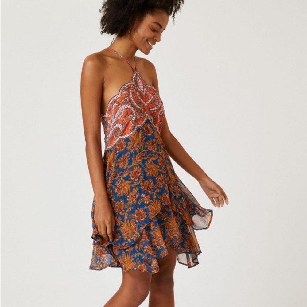 Anthropologie Halter Dress